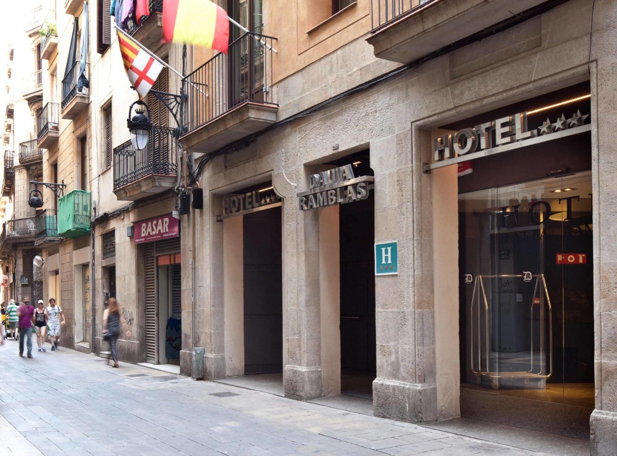 ดาเลีย รัมบลัส โฮเต็ล Hotel บาร์เซโลนา ภายนอก รูปภาพ